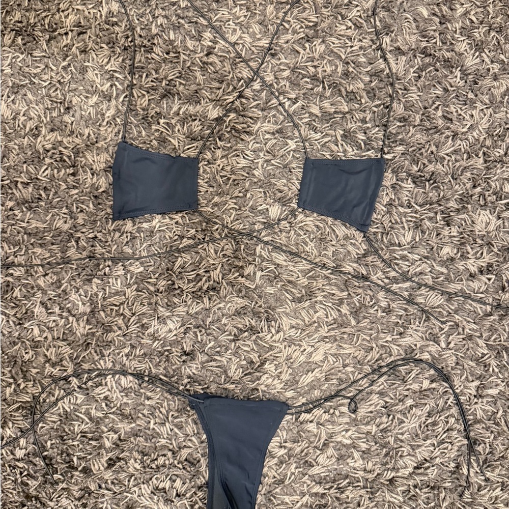 SHEIN Black Bikini Set